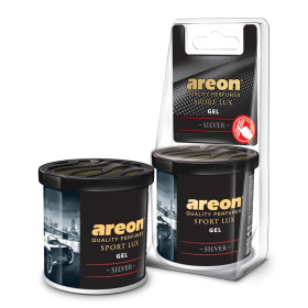 Ароматизатор банка гелевая Areon CAN SPORT LUX Silver (Серебро) Ароматизатор банка гелевая Areon CAN SPORT LUX Silver (Серебро)