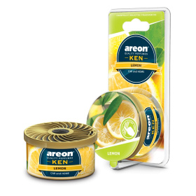 Ароматизатор банка жестяная Areon KEN Vanilla Lemon (Лимон) Ароматизатор банка жестяная Areon KEN Vanilla Lemon (Лимон)