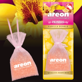Ароматизатор подвесной мешочек с гранулами Areon PEARLS Vanilla Bubble (Ванила Бабл) 31гр. Ароматизатор подвесной мешочек с гранулами Areon PEARLS Vanilla Bubble (Ванила Бабл) 31гр.