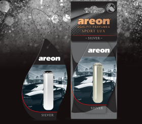 Ароматизатор подвесной гелевый с капсулой Areon LUX SPORT LIQUID Silver (Серебро), 5мл  Ароматизатор подвесной гелевый с капсулой Areon LUX SPORT LIQUID Silver (Серебро), 5мл