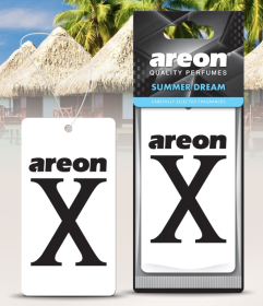 Ароматизатор воздуха картонный Areon X VERSION Limited белый Summer Dream (Летняя Мечта) Ароматизатор воздуха картонный Areon X VERSION Limited белый Summer Dream (Летняя Мечта)